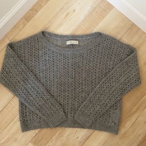 Grey Abercrombie & Fitch Sweater